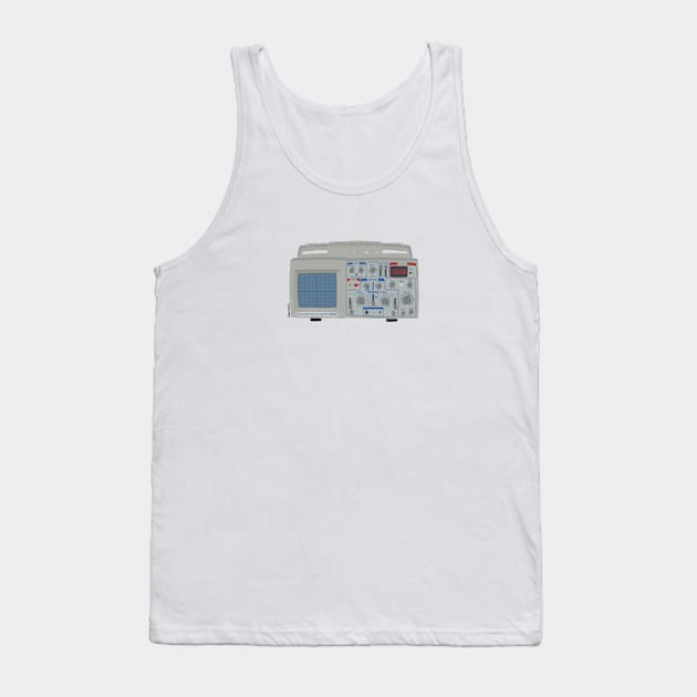 Oscilloscope Tank Top by Marie Dudek